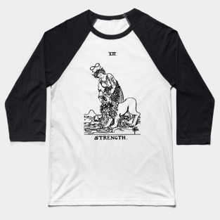 Tarot Card - Strength Baseball T-Shirt